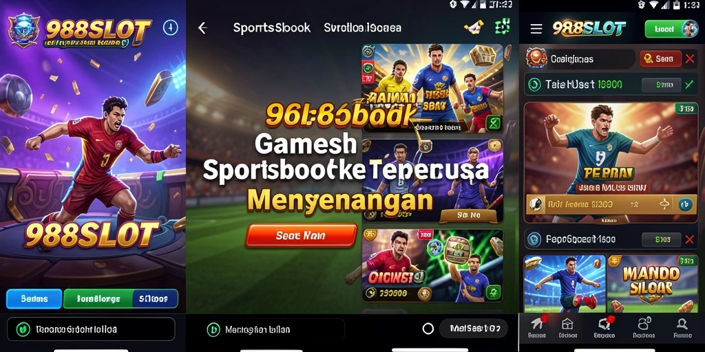 Tampilan gameplay menarik di aplikasi Sportsbook 988SLOT.