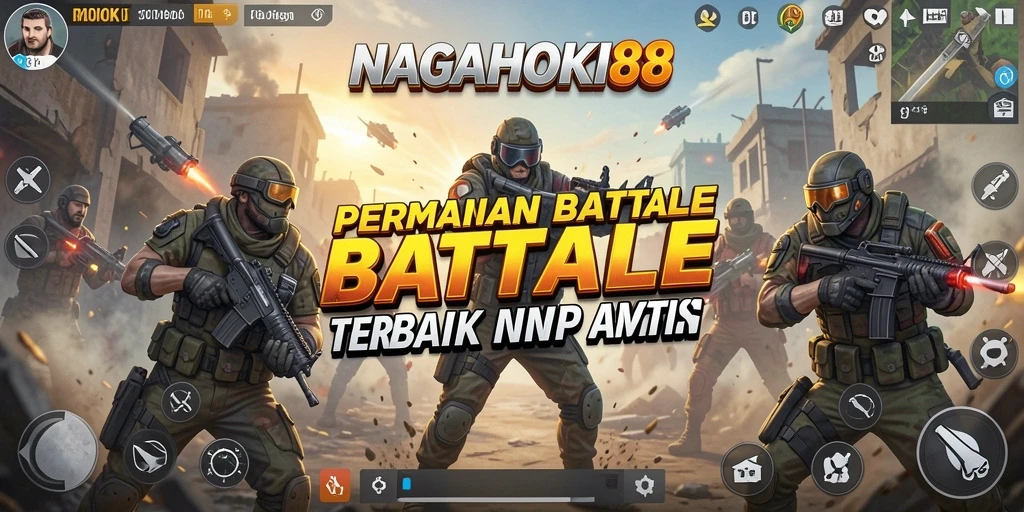Tangkapan layar yang menunjukkan aksi seru dalam permainan Battle Royale.