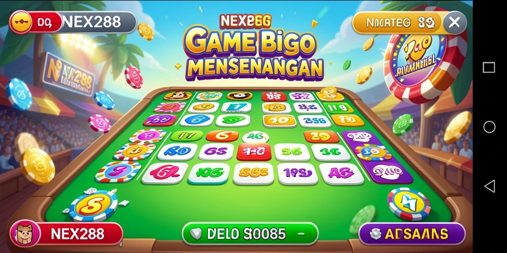 Tampilan gameplay seru dari NEX288 di dunia Bingo.