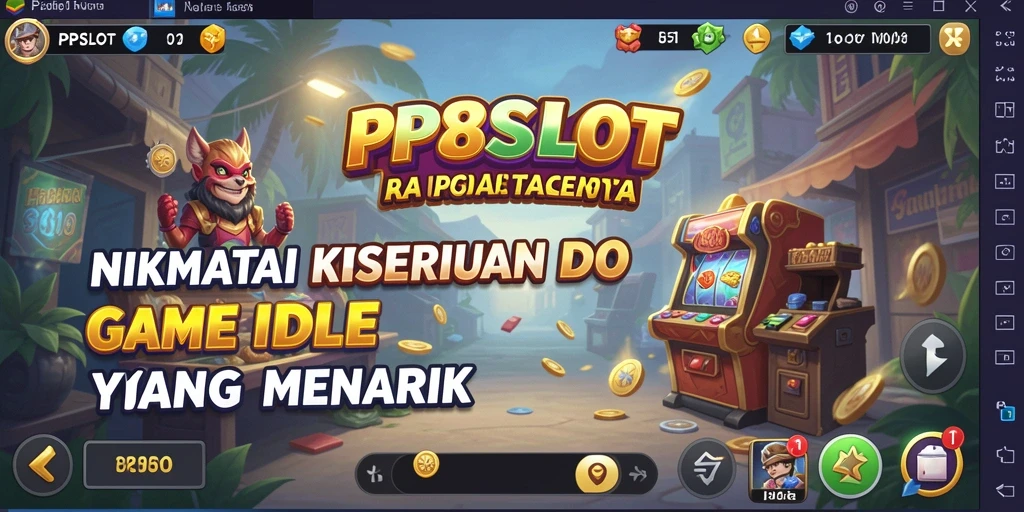 Tampilan gameplay PP8SLOT yang menggembirakan di mesin slot.