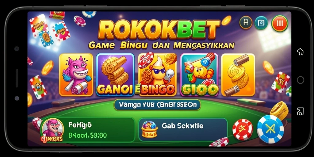 Screenshot ROKOKBET menampilkan suasana seru saat bermain Bingo.